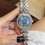 Perfect Replica Roger Dubuis Velvet Diamond Bezel Blue Satin Dial 36mm Women's Watch